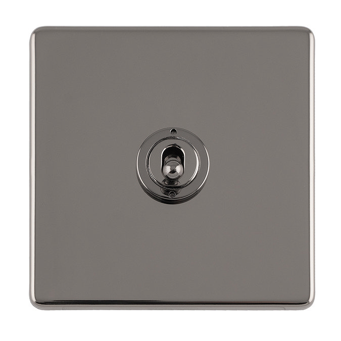 Black Nickel Single Toggle Light Switch
