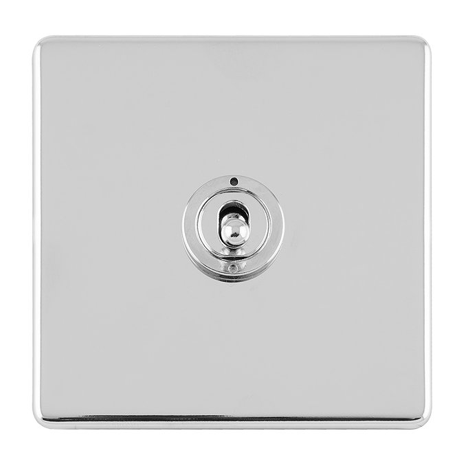 Polished Chrome Single Toggle Light Switch