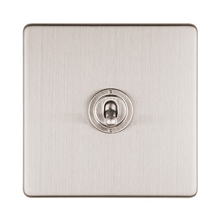 Stainless Steel Single Toggle Light Switch Cut Out