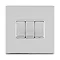 Polished Chrome 3 gang light switch