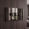 3 Dimmer Light Switch Black Nickel Lifestyle