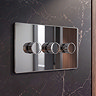 3 Dimmer Light Switch Polished Chrome Lifestyle