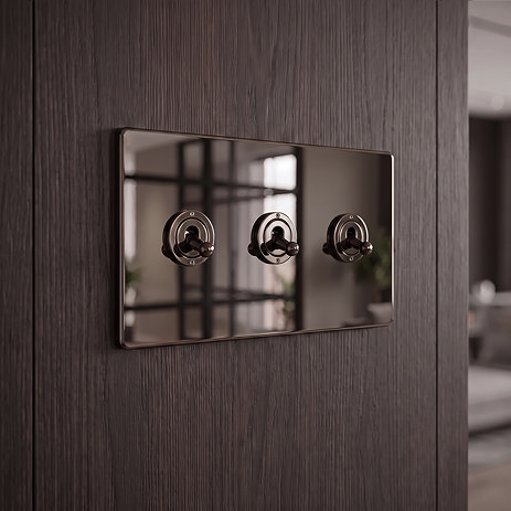 Lyss Triple Toggle Light Switch