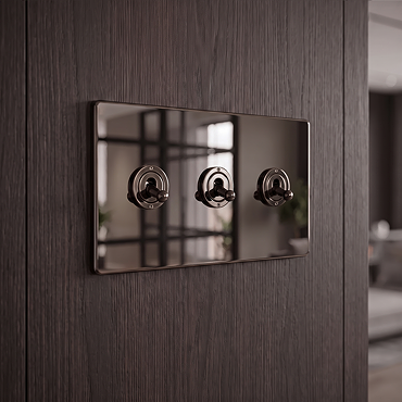 Lyss Triple Toggle Light Switch