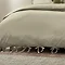 Mallow Duvet Bows Linen Close Up