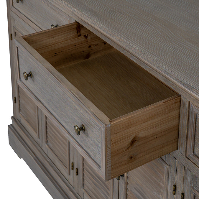 Marlow 3 drawer 6 door dresser base