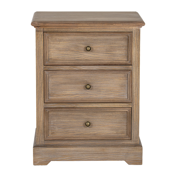 Marlow 3 drawer bedside table