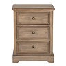Marlow 3 drawer bedside table