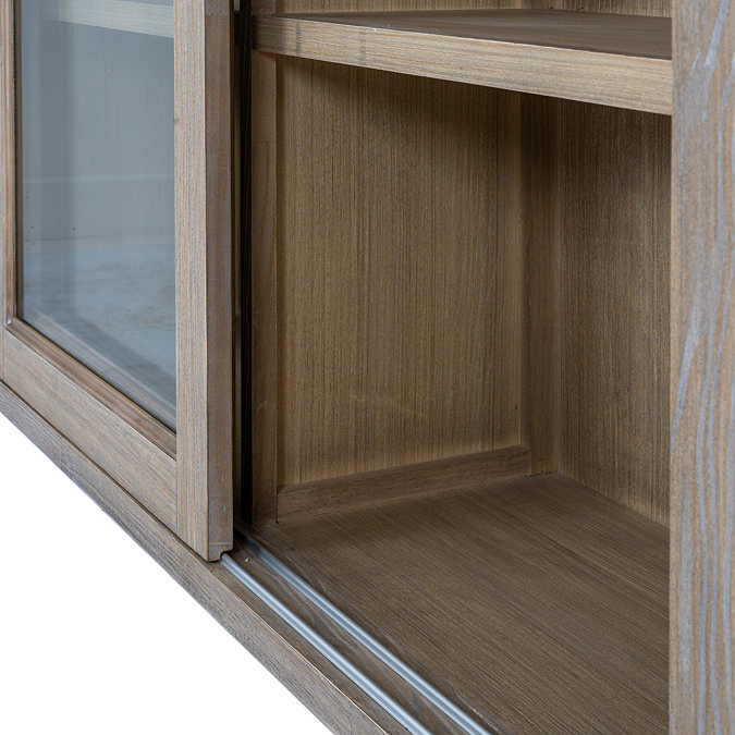 Marlow Sliding Glass Dresser Top close up image