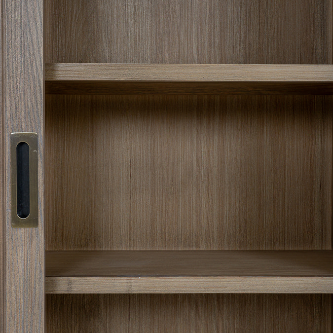 Marlow Sliding Glass Dresser Top close up image