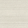 zoomed in close up image of ivory patterned wool rug with subtle pattern in silvery-grey thread