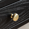 Matthias 2 Drawer Console Black