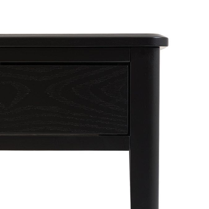 Matthias 2 Drawer Console Black