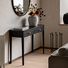 Matthias 2 Drawer Console Black