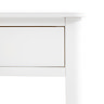 Matthias 2 Drawer console table white
