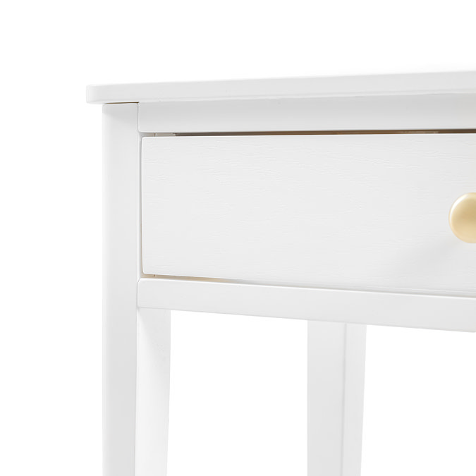 Matthias 2 Drawer console table white