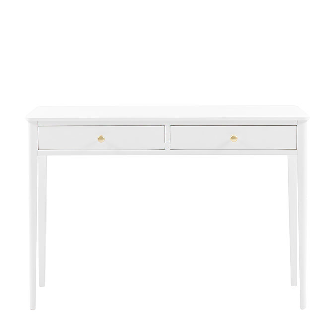 Matthias 2 Drawer console table white