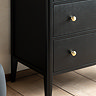 Matthias 3 Drawer Chest - Black