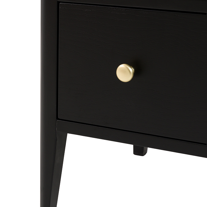 Matthias 3 Drawer Chest - Black