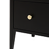 Matthias 3 Drawer Chest - Black
