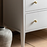 Matthias 3 drawer chest in white