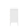 Matthias 3 drawer chest in white