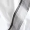 Mayfair 200TC Duvet Cover Set - White & Silver carousel image