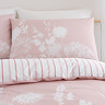 Meadowsweet floral in blush pink duvet cover set on bed image 2