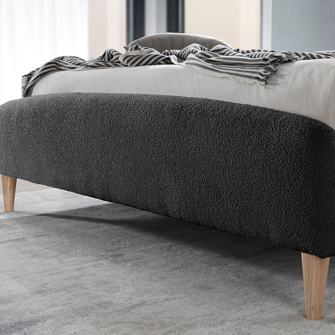 Memphis Boucle Bed - Charcoal carousel image