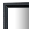 close up of Merano black window mirror