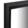 close up of Merano black window mirror