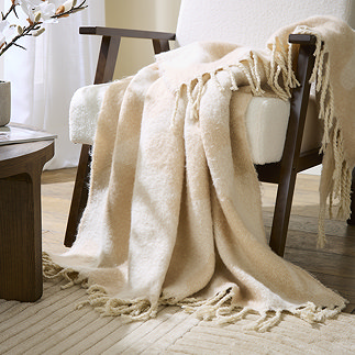Meta Woven Jacquard Throw - Marshmallow main image