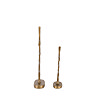 Ivy set of 2 metal tree ornaments