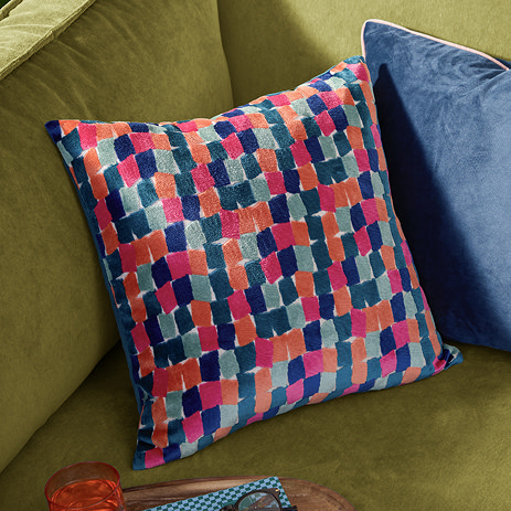 Metro Blocks Multi cushion image