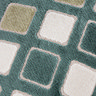 Metro Diamond cushion in Green