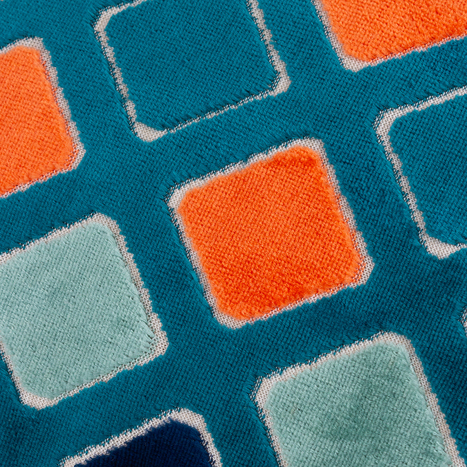 Metro Diamond Cushion in multi image