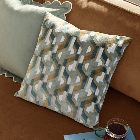 Metro Prism Green Cushion image