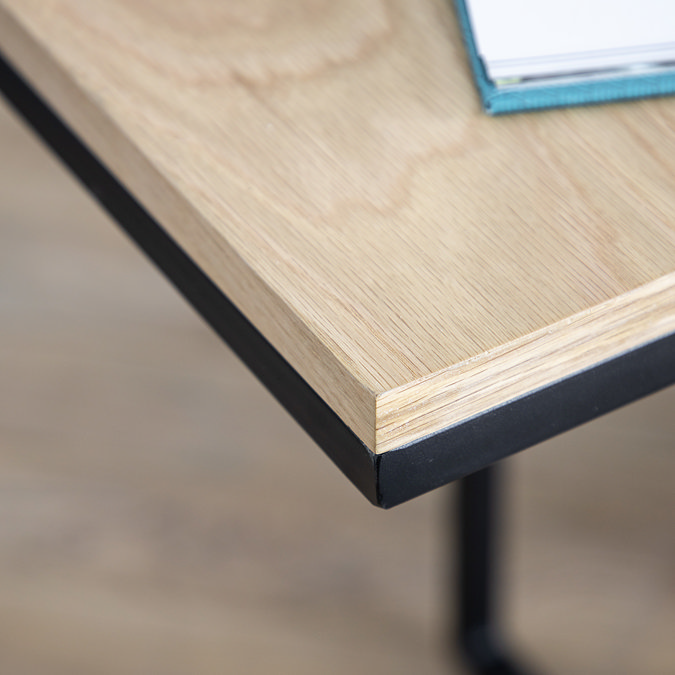 Metro Side Table Oak Image 3