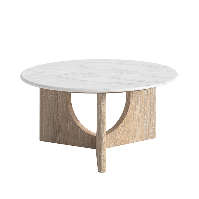 Miami coffee table with marble top