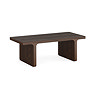 Miami Dark Oak rectangular coffee table image