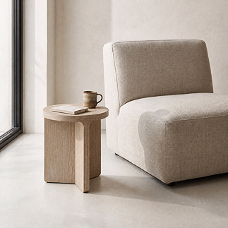 Miami round side table
