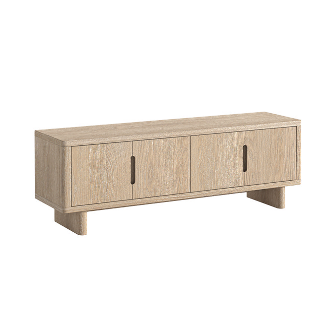 Miami light oak tv unit image