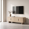 Miami light oak tv unit image