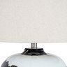Midnight Shadows Squat Table Lamp in Black close up image