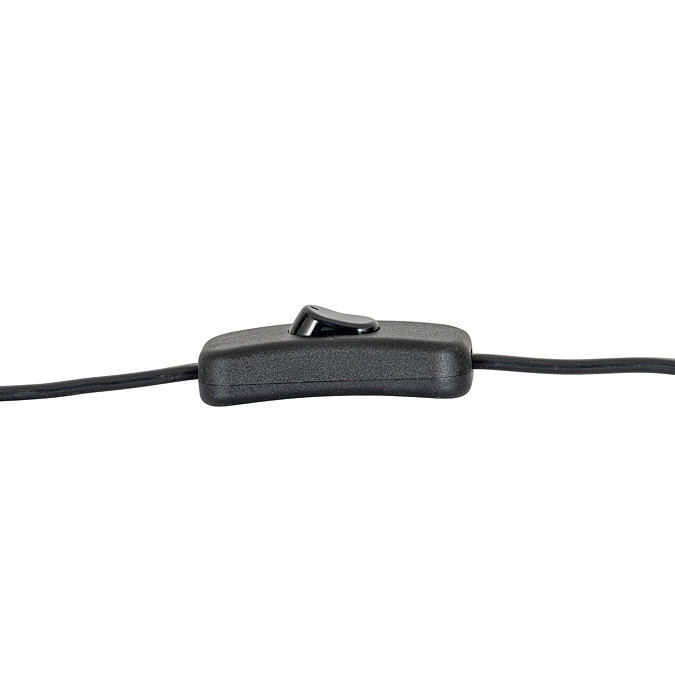 Midnight Shadows Squat Table Lamp in Black switch image