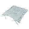 Millie ruffle seat pad pair in blue image 3