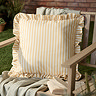 Millie ruffle yellow cushion image 1