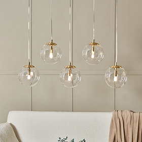 Milton  Ceiling Light - Brass main image