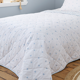Stars & Stripes Blue Bedspread