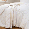 Mini Stars & Stripes Bedspread Natural